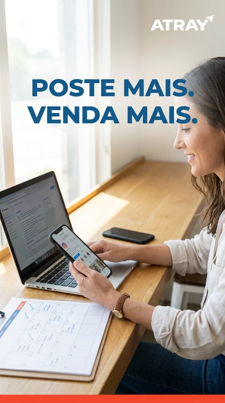 Post gerado pela ATRAY sobre campanhas e consistência